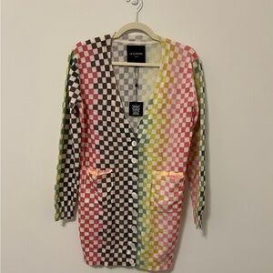 Le Superbe Eclipse Mix Check Wool & Cashmere
Cardigan